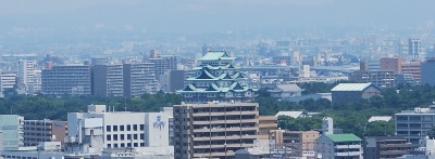 名古屋城を望む